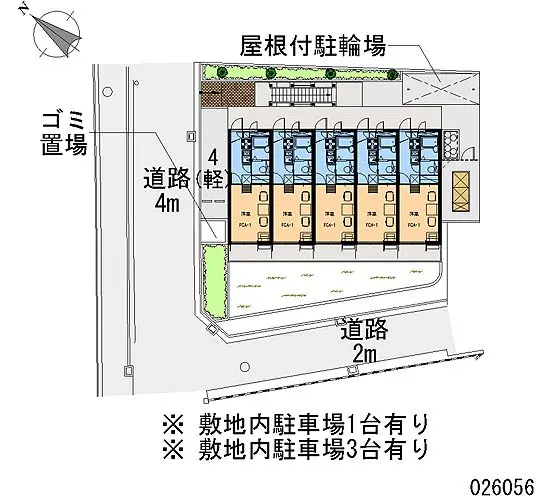 ★手数料０円★門真市堂山町　月極駐車場（LP）